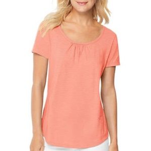 Salmon Scoop Neck